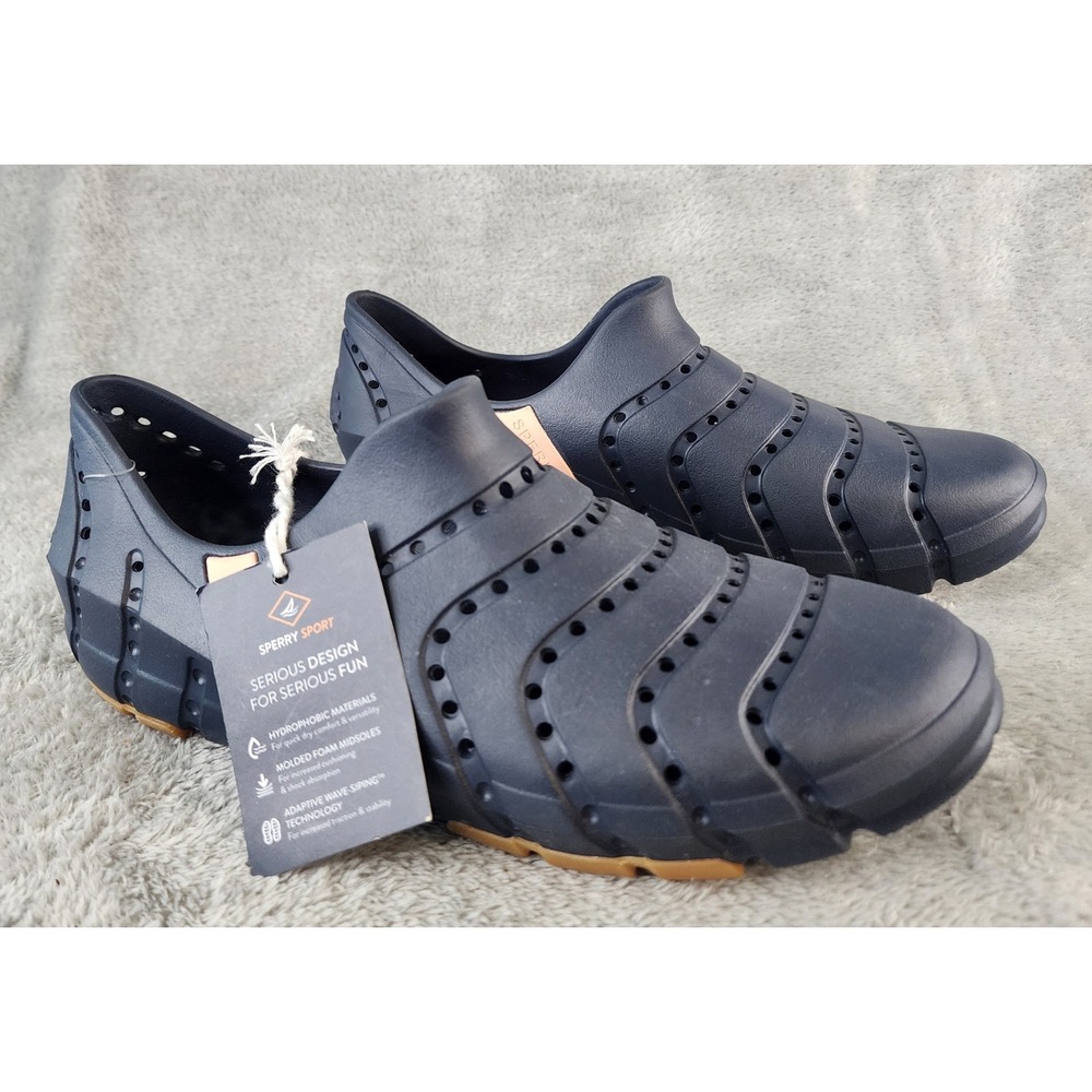 Sperry Sport Water‎ Strider Womens 9W Navy Orange Water Shoes Hydrophobic